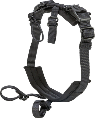 Adaptor paniku për shtrënguese qeni Trixie, 59-92cm, 25mm, i zi