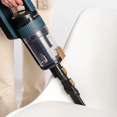 Fshesë me korrent pa kabllo Taurus HVCA7301B, 0.6L, bateri 70 min, blu e zezë