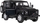 Makina me telekomandë Rastar Land Rover Defender, shkall 1:14, off road, e zezë