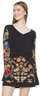 Maicë Desigual Ts Claudina Negro 18WWTKAI2000, e zezë , woman