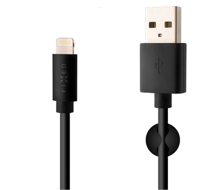 Kabllo FIXED USB A në Lightning MFI, 2m, e zezë