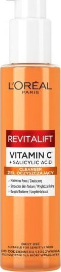 Xhel pastrues fytyre L’Oreal Paris Revitalift, vitaminë C, acid salicilik, 150 ml