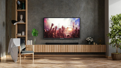 Soundbar me subwoofer GoGEN, 100W, Bluetooth HDMI USB, i zi