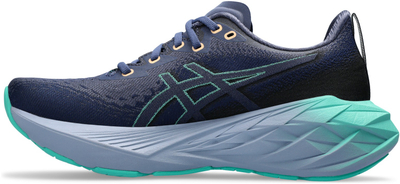 Патики за жени ASICS, трчање, текстилни, сини