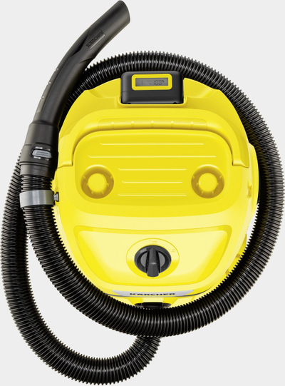 Fshesë me ujë dhe pluhur Kärcher WD 2-18 Battery Set V-12/18, 12L, me bateri, e verdhë e zezë