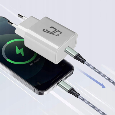 Karikues rrjeti LTC USB-C QC 3.0 PD, 20W, 3A, i bardhë