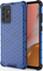 Mbrojtëse telefoni Honeycomb Armor për Samsung Galaxy A72, hibride TPU PC, antishok, blu e tejdukshme