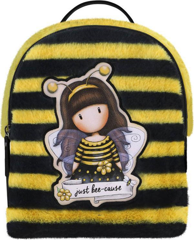 Çantë shpine Santoro Gorjuss Bee-Loved, lesh sintetik, për kalamaj, shumëngjyrëshe