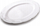 Pjatancë ovale Affek Design Hella, 30x21 cm, porcelan, e bardhë