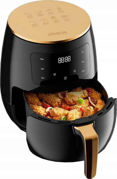 Fritezë ajri Linbox Air Fryer 4.5L, 1400W, e kuqe
