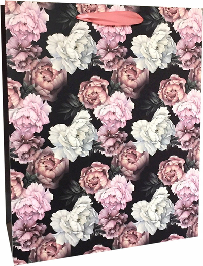 Qese dhurate Incood Peonies, 18x23 cm, letër 210g, shumëngjyrëshe