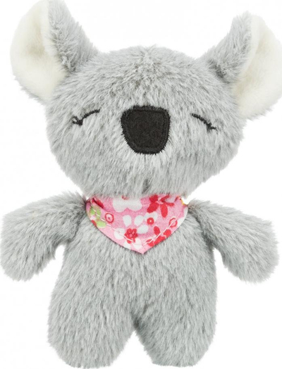 Lodër pelushi për mace Trixie Koala, 12 cm, me catnip, gri