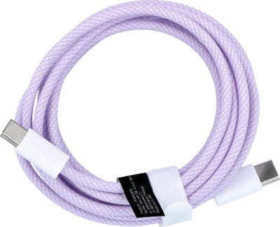 Kabllo kariku C263 USB‑C në USB‑C, 60W, 2m, vjollcë