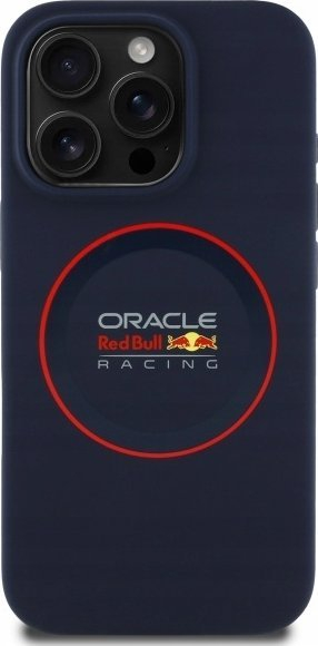 Kapak telefoni Red Bull Ring, për iPhone 16 Pro Max, MagSafe, blu e errët
