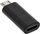 Adapter USB InLine 33302I, USB C në microUSB, USB 2.0, i zi