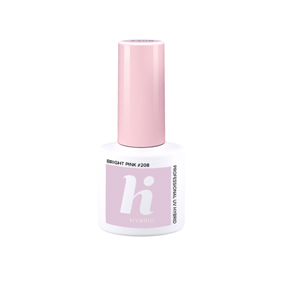 Llak thonjsh hibrid Hi Hybrid Unicorn 208 Bright Pink, 5ml, rozë pastel