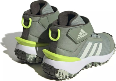 Këpucë trekking për kalamajt Adidas Fortatrail, të ngrohta, me mbyllje me shirit, gri