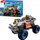 Lodër me kocka Sluban Off Road Monster Truck M38-B1162, 267 copë, Pull Back, shumëngjyrëshe