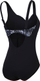 Kostum banje Speedo OpusGem DD+, shaping, për gra, i zi/gri