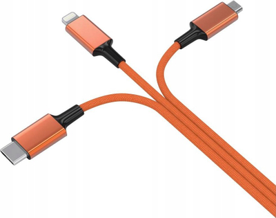 Kabllo karikimi Smrter Hydra ULTRA 5n1, 120cm, najlon, portokalli