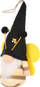 Dekor varës GNOME Black Bee, 20 cm, me sustë, i zi