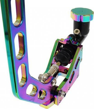 Спортска рачна сопирачка TurboWorks Type-9 NeoChrome, со интегриран главен цилиндар, универзална, повеќебојна