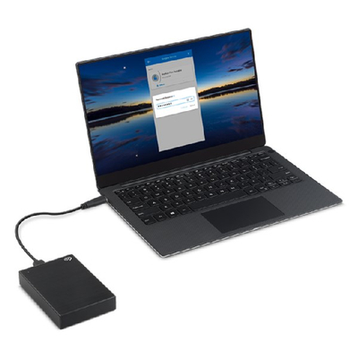 Disk i jashtëm HDD Seagate One Touch Slim, 2TB, USB, i zi