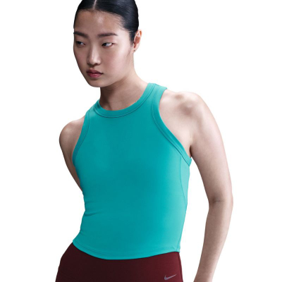 Спортска блуза Nike Dri-Fit One Fitted Crop W FN2806 345, Dri-FIT, за жени, зелена