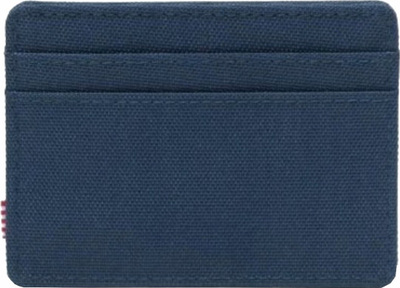 Држач за картички Herschel Charlie, текстил, компактен, темно сина