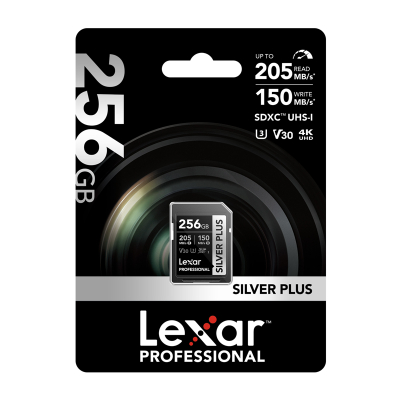 Lexar Professional SILVER PLUS SDXC 256GB kartë memorjeje