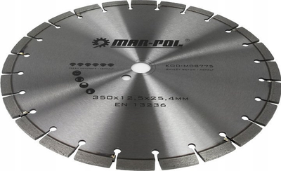 Disk diamanti Silver D.Stoner, 350mm, segmentuar, i zi