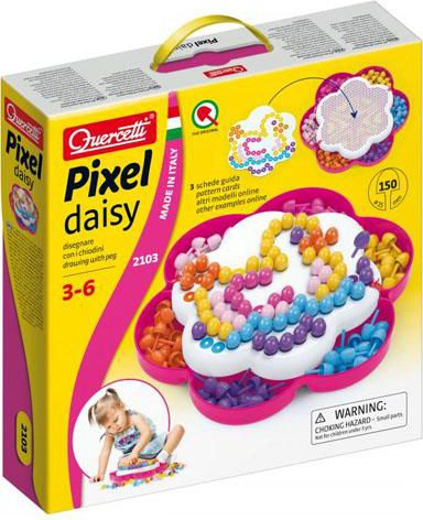 Mozaik butonësh Quercetti Pixel Daisy (040-2103), 150 elemente