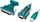 Kabllo adapter LogiLink USB 2.0, USB A n’ DB9 edhe DB25 RS232, 1.3m