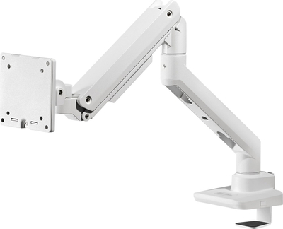 Krah monitori Silverstone SST ARM14, deri 49", me gas spring, i bardhë