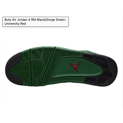 Patika Nike Air Jordan 4 RM për burra, Max Air, të zeza
