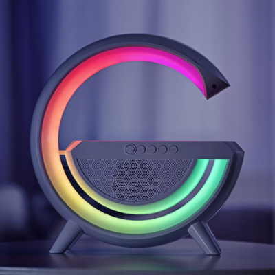 Llambë muzikore LED Activejet AJE-SOLO, Bluetooth 5.2, altoparlant 5W, e bardhë