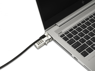 Kabllo sigurie Kensington Universal 3-in-1 K62316WW, 1.8m, bravë me kod, gri