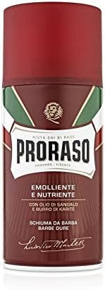 Shkumë rroje Proraso Red, për mjekër të dendur, 300ml