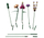 Set ndërtimi LEGO Botanical Collection Flower Bouquet 10280, 756 copë, shumëngjyrësh