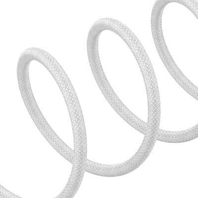 Kabllo karikimi Baseus Gem, USB-C në USB-C, 100W, 2m, e bardhë
