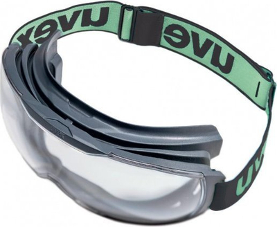 Syze mbrojtëse Uvex Megasonic Planet 9320295, mbrojtje UV, EN 166 EN 170, gri jeshile