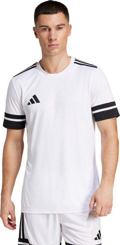 Bluzë sport adidas Squadra 25 M JG5835, Aeroready, 100% poliester i ricikluar, e bardhë
