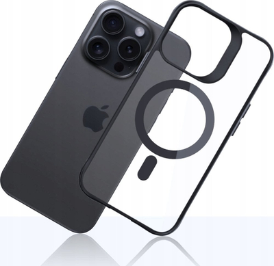 Maskë mbrojtëse 3MK Satin Armor MagCase për iPhone 15 Pro 6.1", MagSafe, transparente