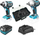 Set veglash pa kabllo Dedra DED7030G15, 18V, brushless, blu