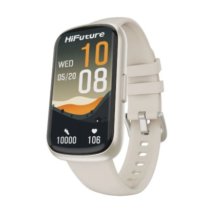 Ora inteligjente HiFuture EVO2, 1.47", thirrje Bluetooth, beige