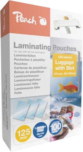 Fletë laminimi Peach PP525-11, 100 copë, me shkëlqim, transparente