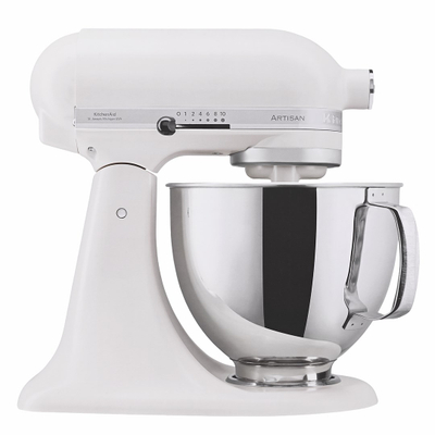 Mikser qëndror KitchenAid Artisan 125, 4.8L, 10 shpejtësi, ngjyrë krem