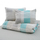 Set shtrati King Size Square, 100% pambuk, 92 GSM, shumëngjyrësh
