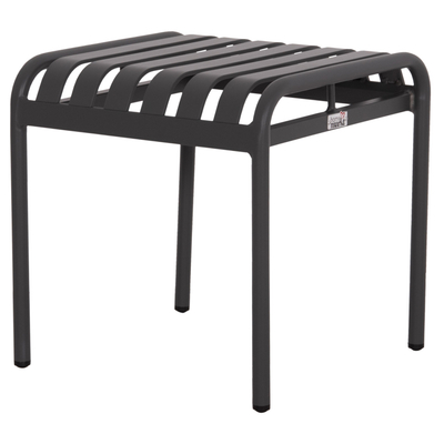 Stol alumini HomeMarkt Rachel HM6340.01, 45x45x46cm, gri