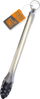 Pinca BBQ Texas, çelik inox, 40 cm, argjendtë